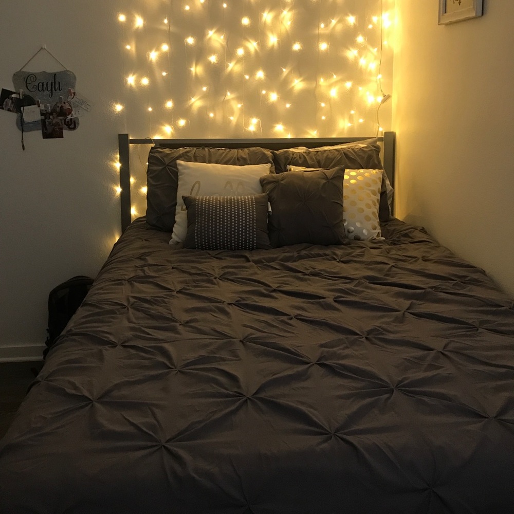 Gray duvet cover
